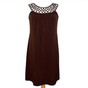 Chocolate brown dress